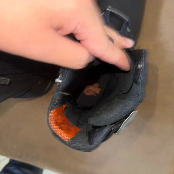 NWOB Harley Davidson Men's Black 10 Ranger Motorcycle Boots Shoes - Picture 6 of 7